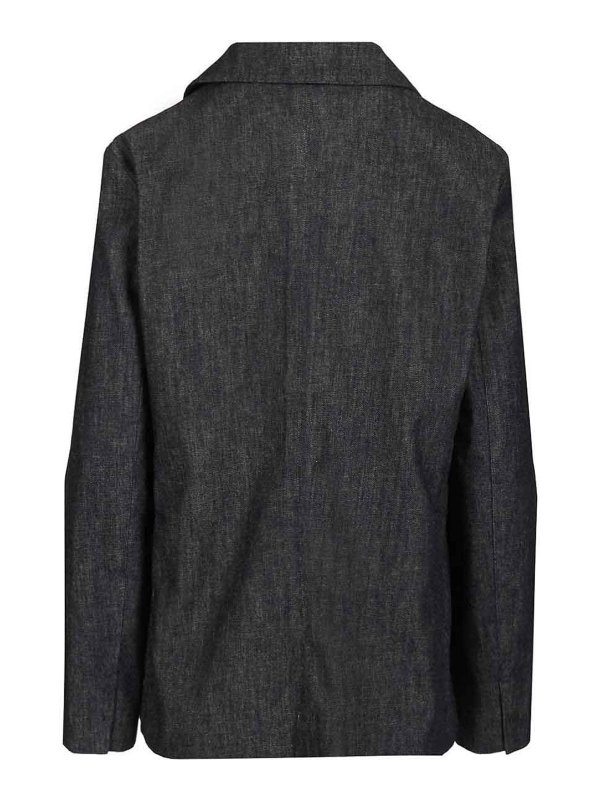S MAX MARA: denim jacket online - Leone Stretch Denim Jacket