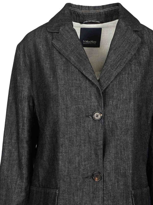 Leone Stretch Denim Jacket shop online: S MAX MARA