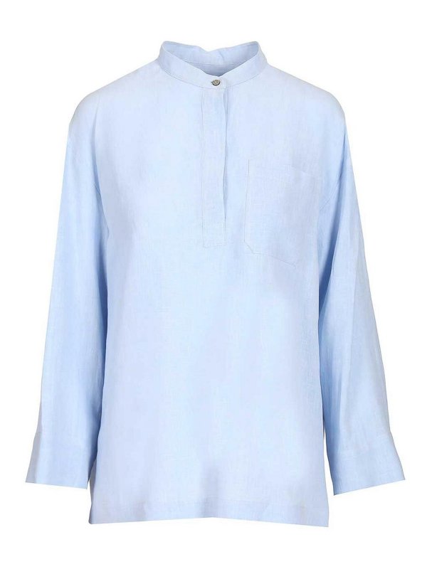 S MAX MARA: Hemden - Hemd - Hellblau