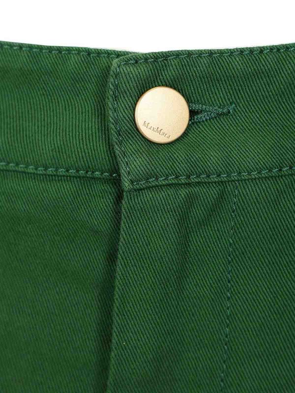 カジュアルパンツ - 緑 shop online: S MAX MARA