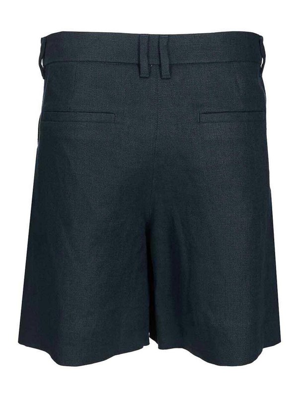 S MAX MARA: トラウザーショーツ online - ショートパンツ - ブルー