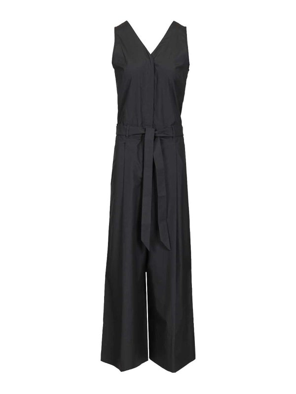 S MAX MARA: ジャンプスーツ - ジャンプスーツ - ブルー