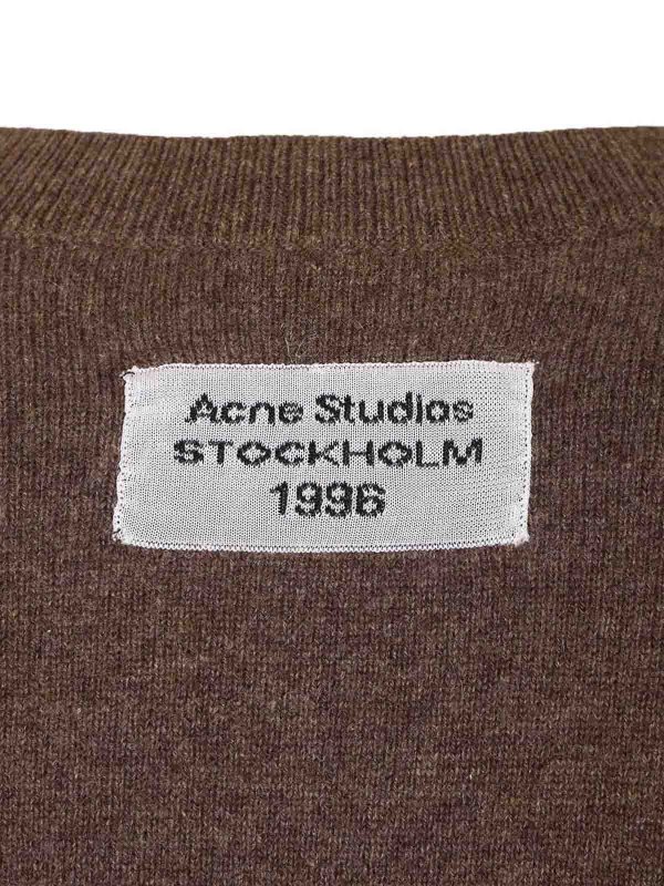 Acne Studios buy online Suéter Cuello Redondo - Marrón