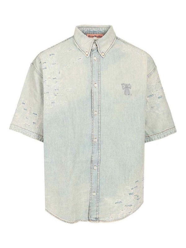 Acne Studios: camicie - Camicia di jeans