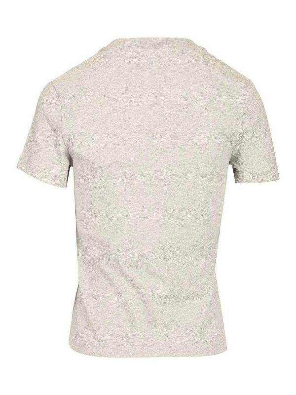 AMI PARIS: Camisetas online - Camiseta - Gris