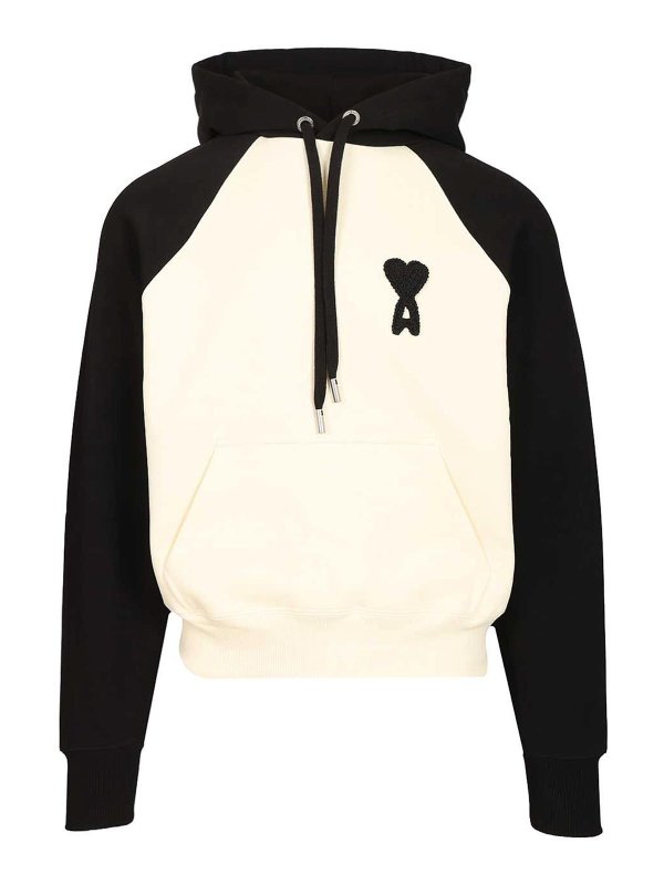 AMI PARIS: Sweatshirts & Pulls - Sweat-Shirts - Blanc