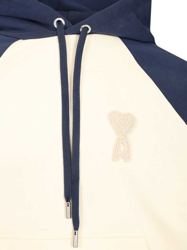 スウェットシャツ/セーター - 白 shop online: AMI PARIS