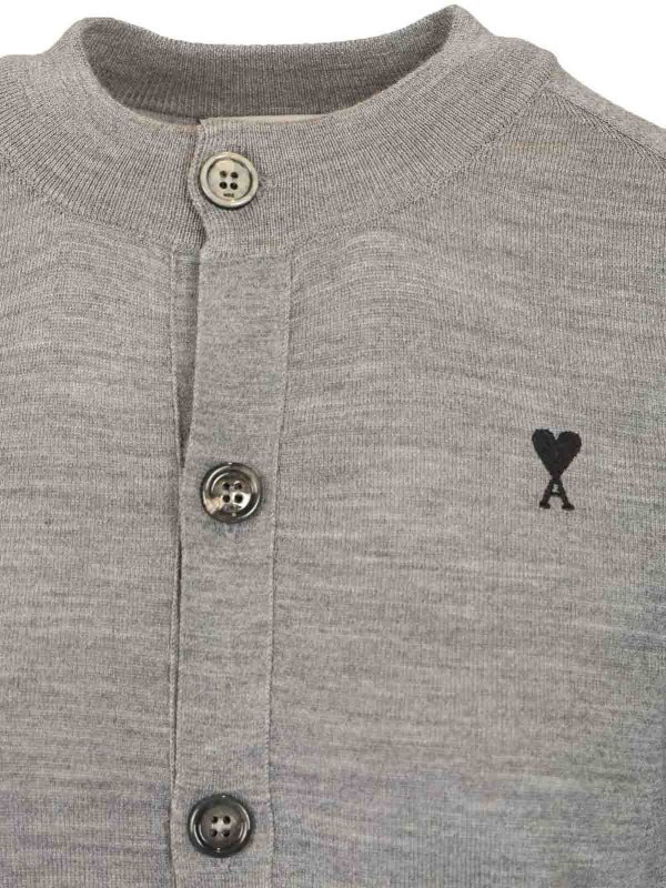 Cardigan - Grau shop online: AMI PARIS
