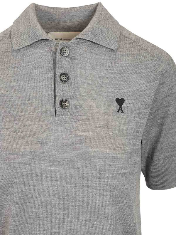 The Best Shops AMI PARIS: Polos - Polo - Gris