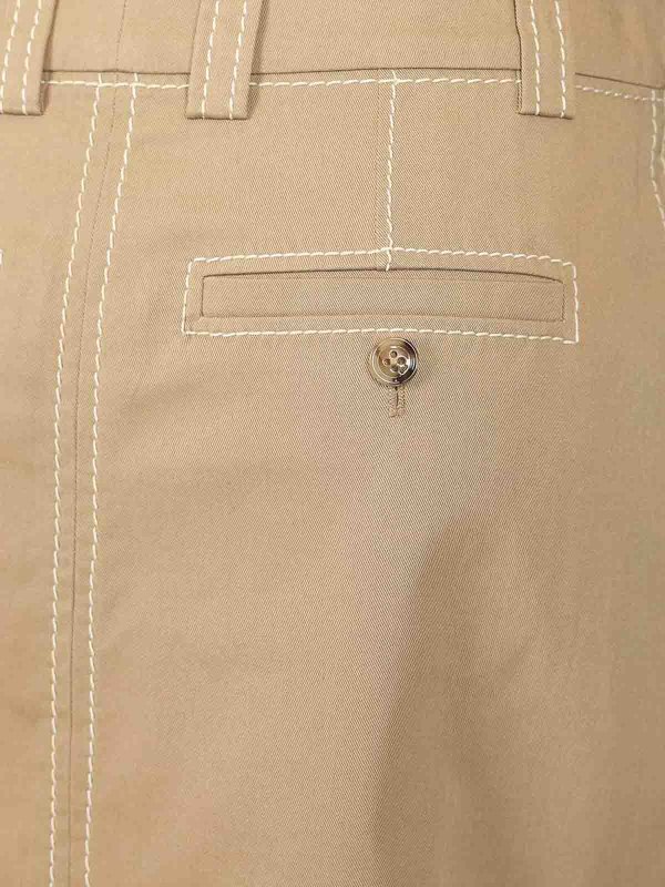 AMI PARIS buy online Falda Semilarga - Beis