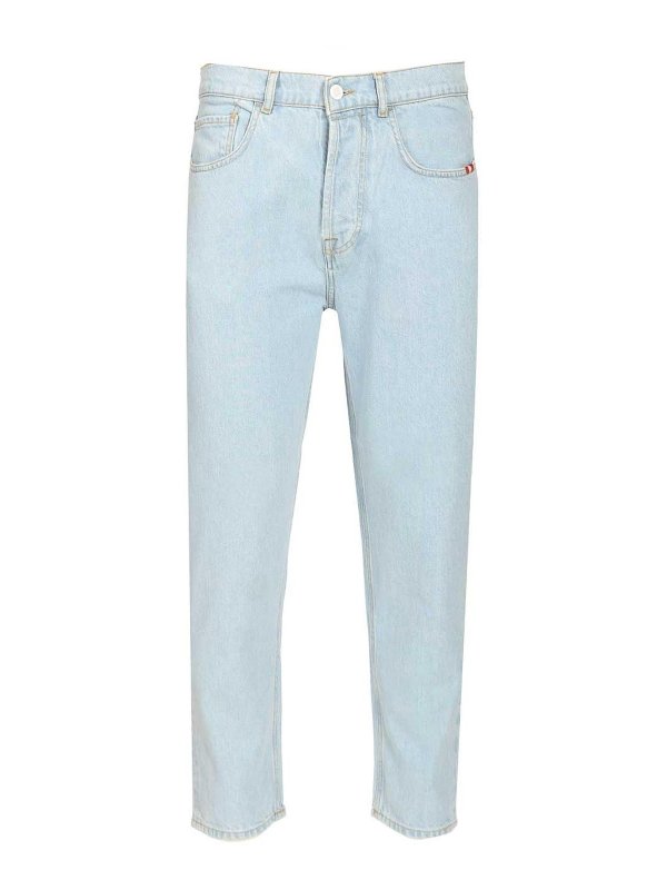 AMISH: Jeans à jambe droite - Jean Droit - Bleu Clair