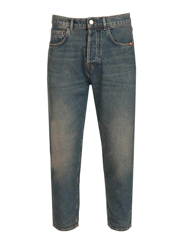 AMISH: Jeans Rectos - Vaqueros Rectos - Azul