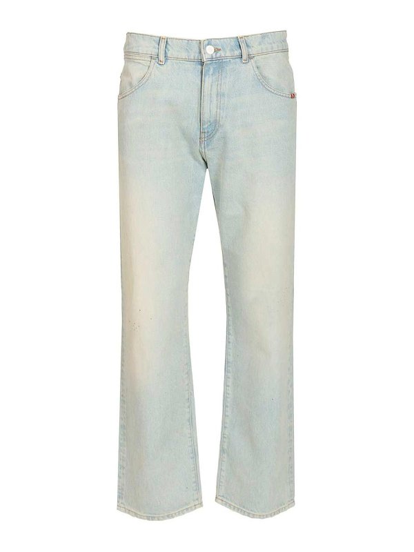 AMISH: Straight Leg Jeans - Straight Leg Jeans - Hellblau