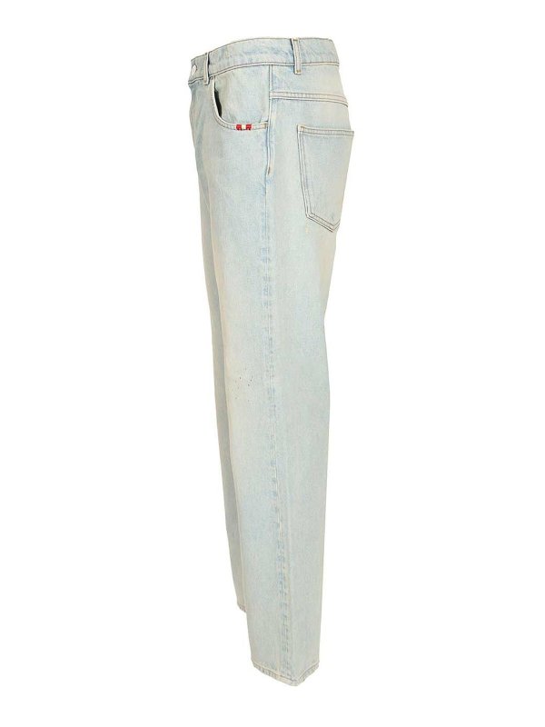 The Best Shops AMISH: Straight Leg Jeans - Straight Leg Jeans - Hellblau