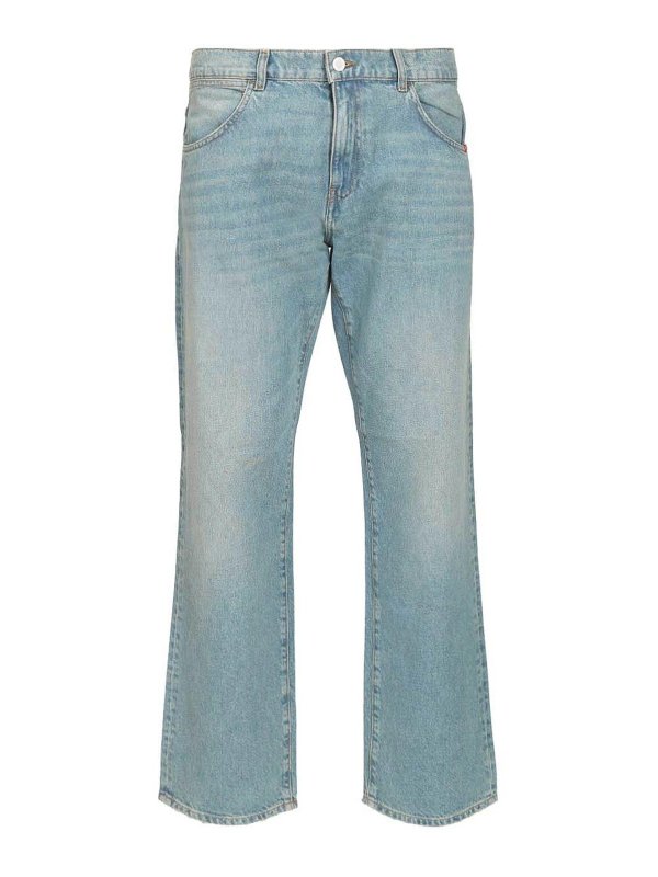 AMISH: Straight Leg Jeans - Straight Leg Jeans - Hellblau