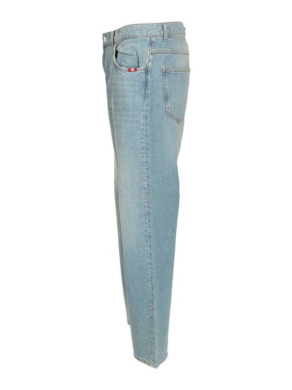 The Best Shops AMISH: Straight Leg Jeans - Straight Leg Jeans - Hellblau
