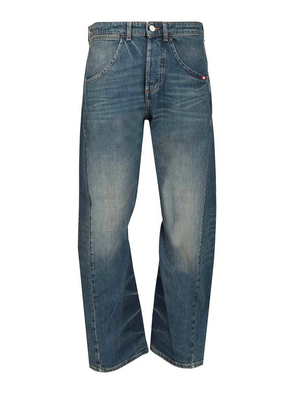 AMISH: Jeans Rectos - Vaqueros Rectos - Azul