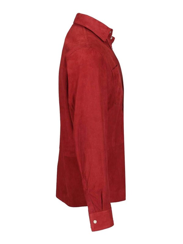 The Best Shops BARBA: shirts - Suede Shirt