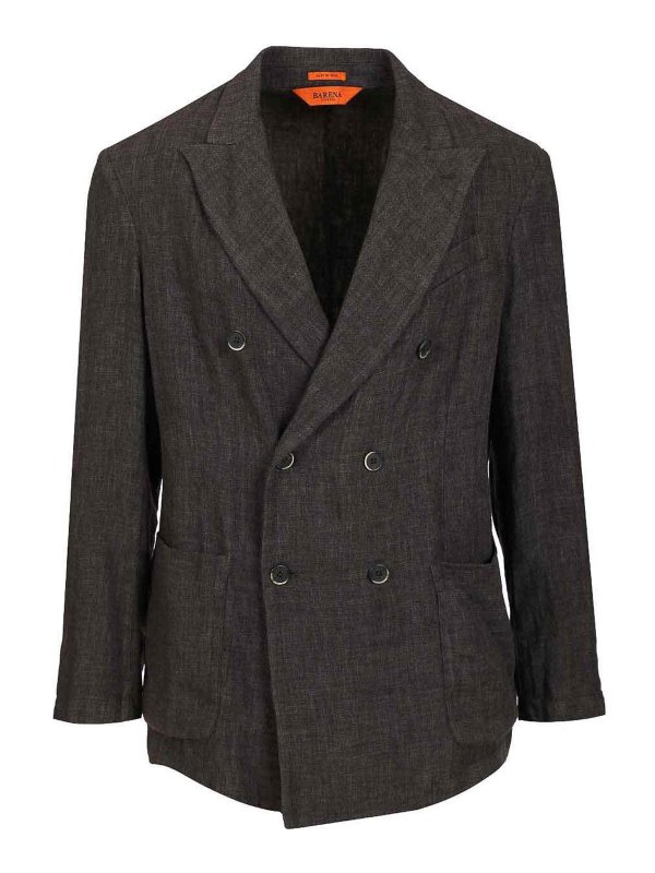 BARENA VENEZIA: blazers - Double-Breasted Jacket