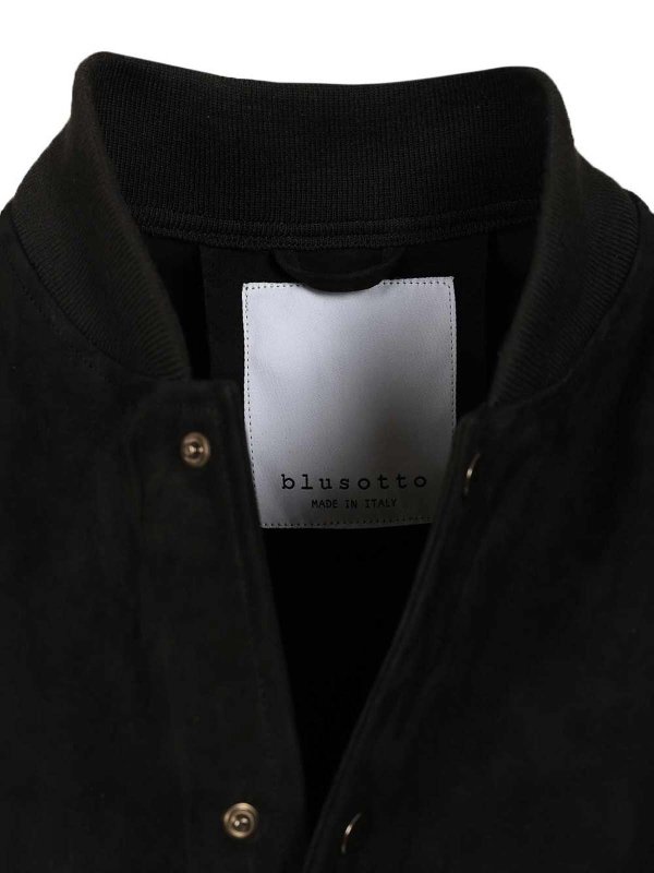 The Best Shops BLUSOTTO: Chaqueta Bomber - Negro