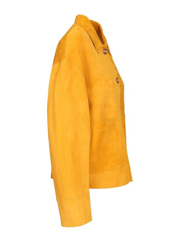 The Best Shops BLUSOTTO: Lederjacken - Lederjacke - Orange