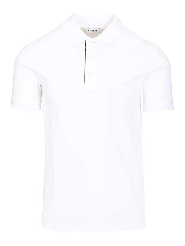 BURBERRY: polo shirts - Cotton Polo