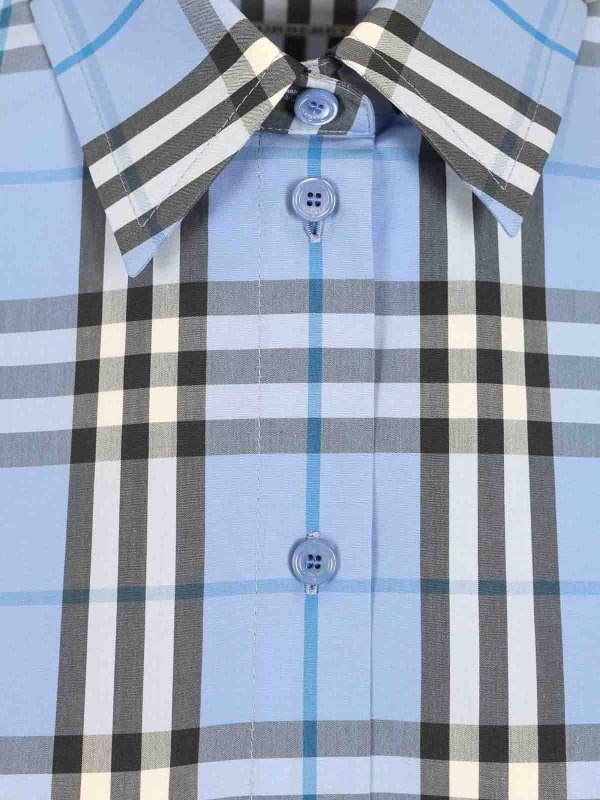 Hemd - Hellblau shop online: BURBERRY