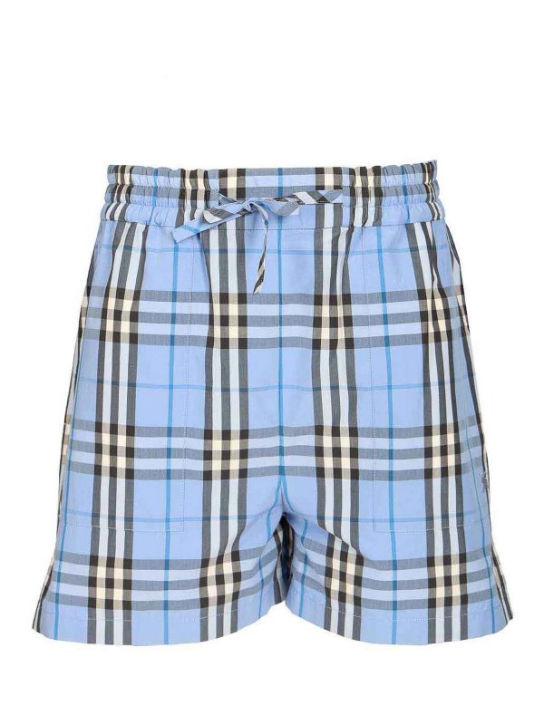 BURBERRY: pantaloni shorts - Pantaloni in cotone