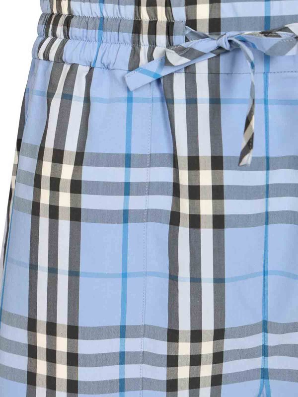 Pantaloni in cotone shop online: BURBERRY