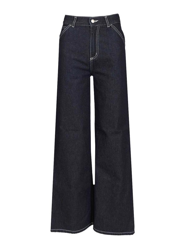 CARHARTT: Jeans Rectos - Vaqueros Rectos - Azul