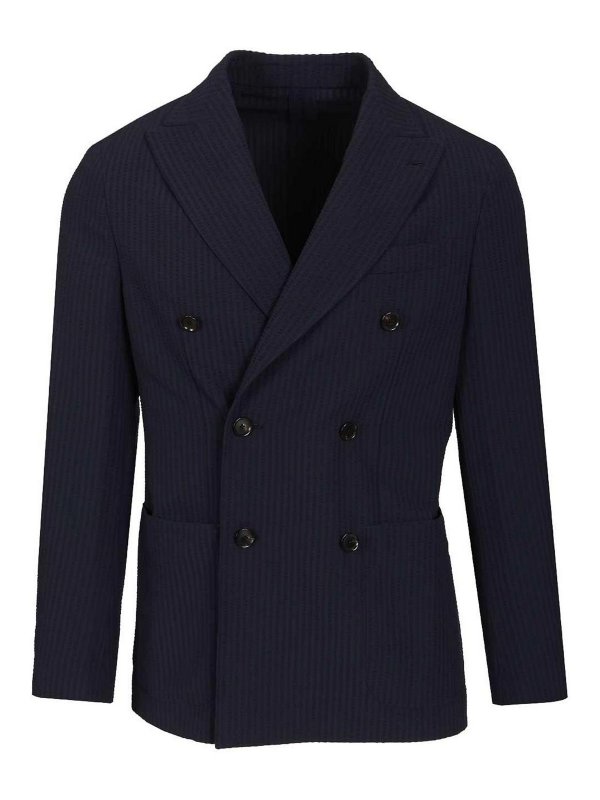 CARUSO: Vestes de costume - Blazer - Bleu