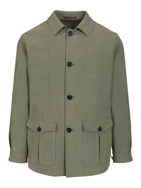 CARUSO: Vestes casuals - Veste Casual - Vert