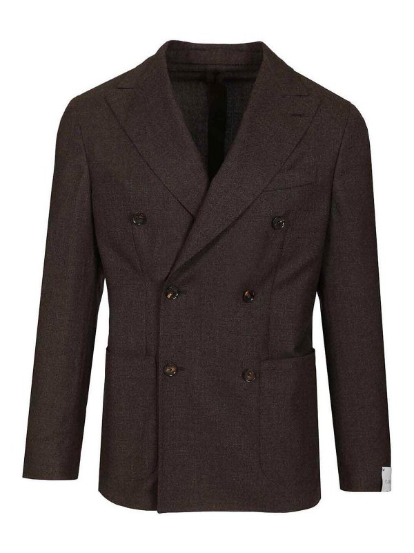 CARUSO: Vestes de costume - Blazer - Marron