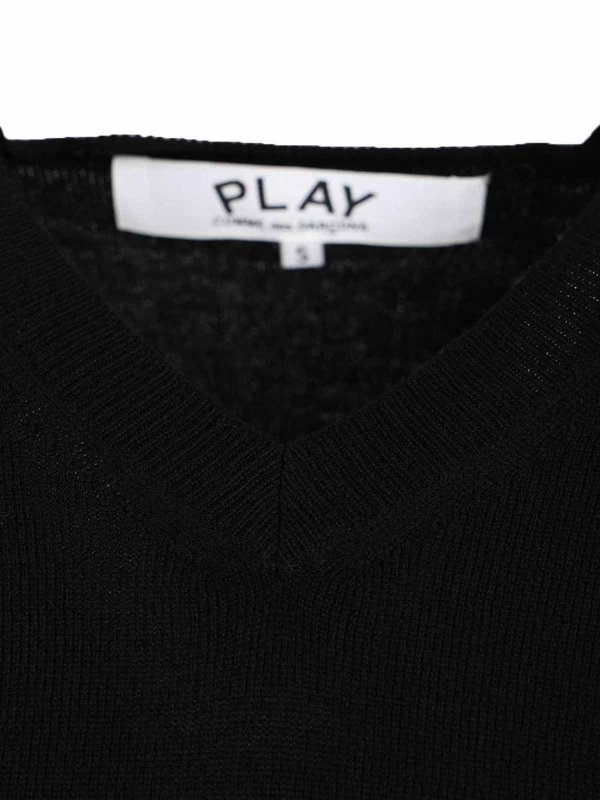 Comme des Garçons Play buy online Rundhalspullover - Schwarz