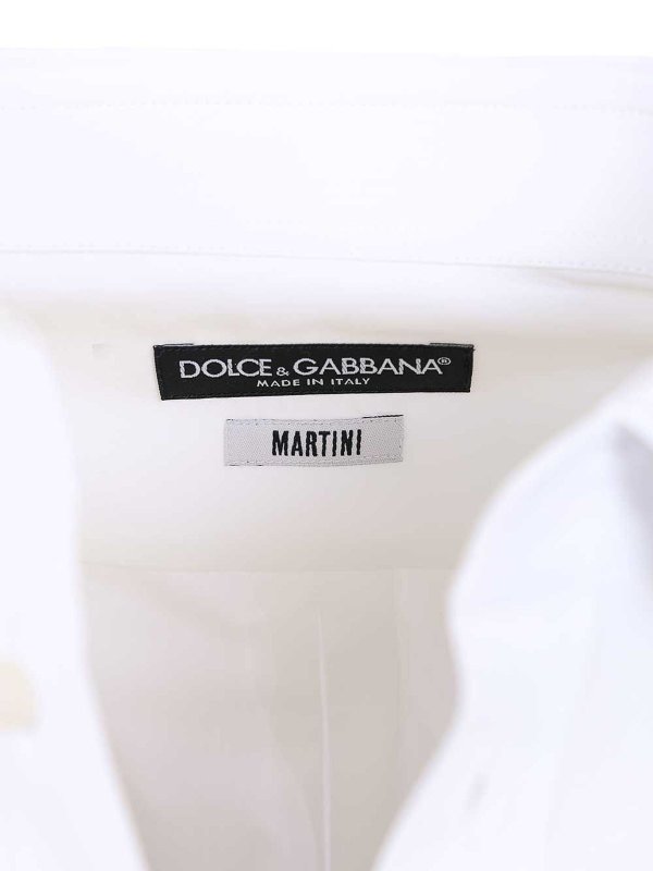 Camicia in cotone Supima shop online: DOLCE & GABBANA