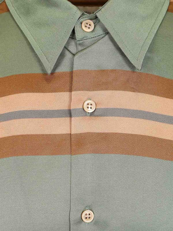 The Best Shops DRIES VAN NOTEN: Chemises - Chemise - Vert