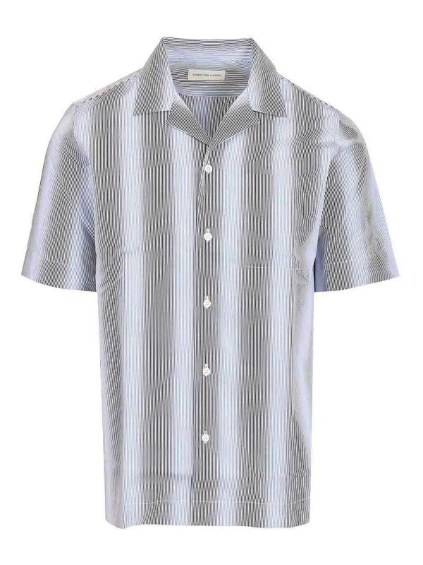 DRIES VAN NOTEN: Chemises - Chemise - Bleu Clair