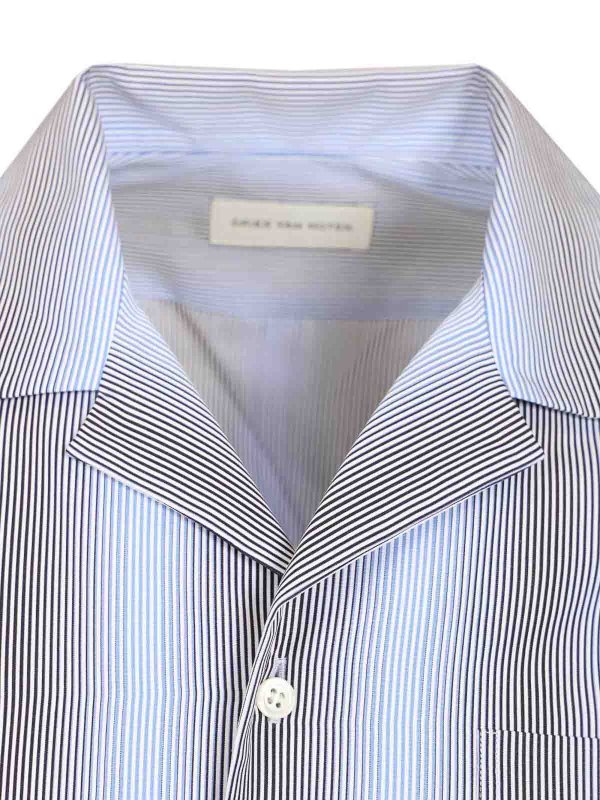 The Best Shops DRIES VAN NOTEN: Chemises - Chemise - Bleu Clair