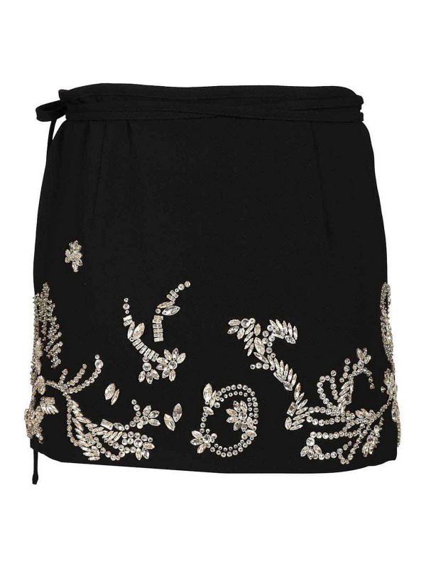 DRIES VAN NOTEN: ミニスカート online - ミニスカート - 黒