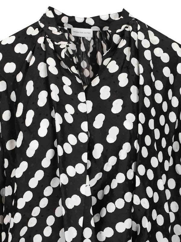 Camicetta drappeggiata shop online: DRIES VAN NOTEN