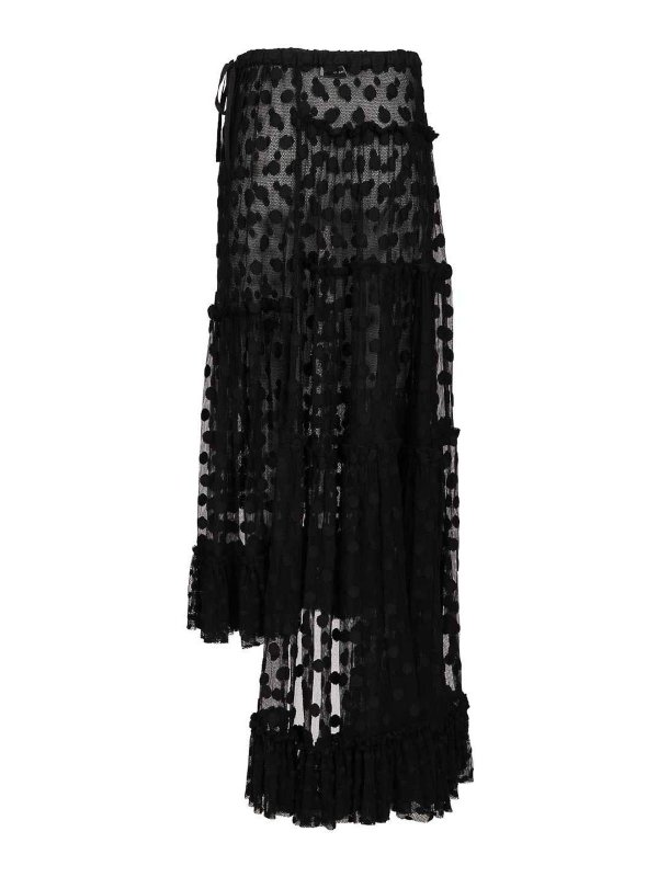 DRIES VAN NOTEN: ロングシャツ online - ロングスカート - 黒