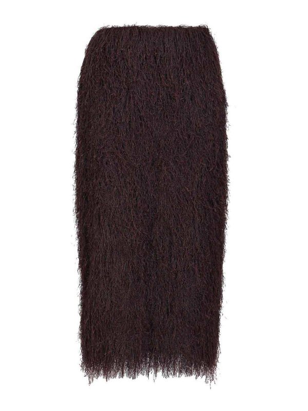 DRIES VAN NOTEN: Jupes midi et au genou - Jupe Midi - Violet