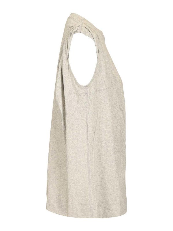 The Best Shops DRIES VAN NOTEN: Tops y camisetas sin mangas - Top - Gris