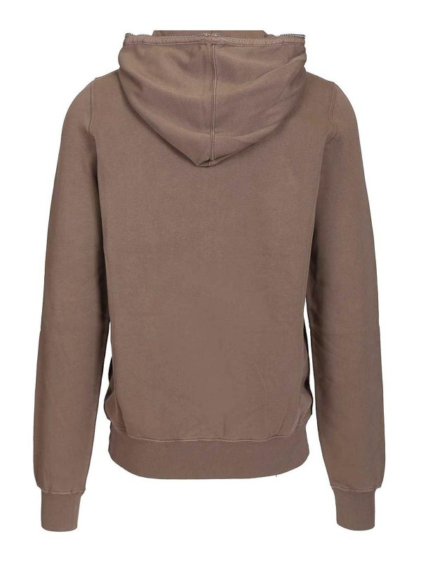 DRKSHDW: crew necks online - Zip Sweater
