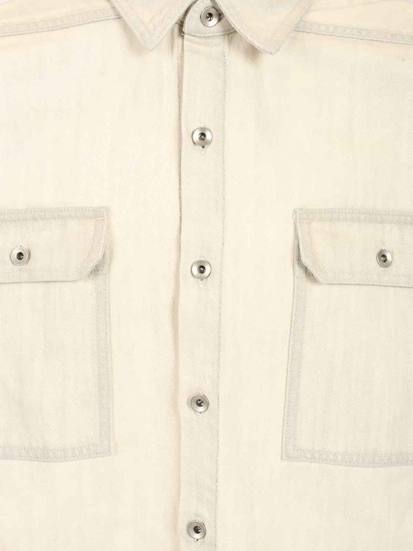シャツ - 白 shop online: DRKSHDW