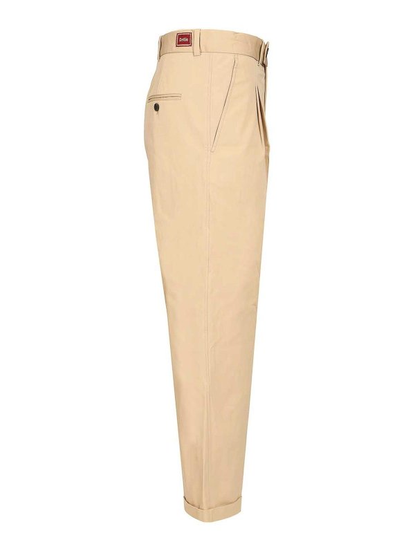 The Best Shops DRÔLE DE MONSIEUR: Casual Hosen - Casual Hose - Beige