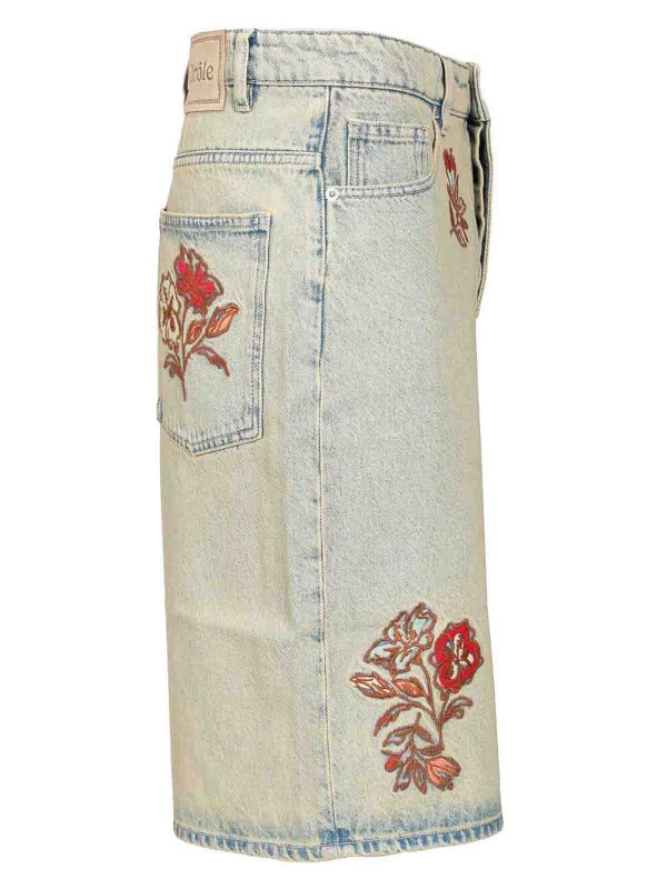 The Best Shops DRÔLE DE MONSIEUR: Straight Leg Jeans - Straight Leg Jeans - Hellblau