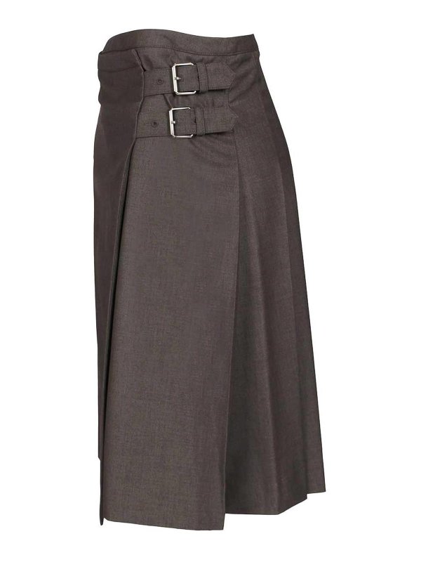 The Best Shops DUNST: Knee length skirts & Midi - Pleated Midi Skirt