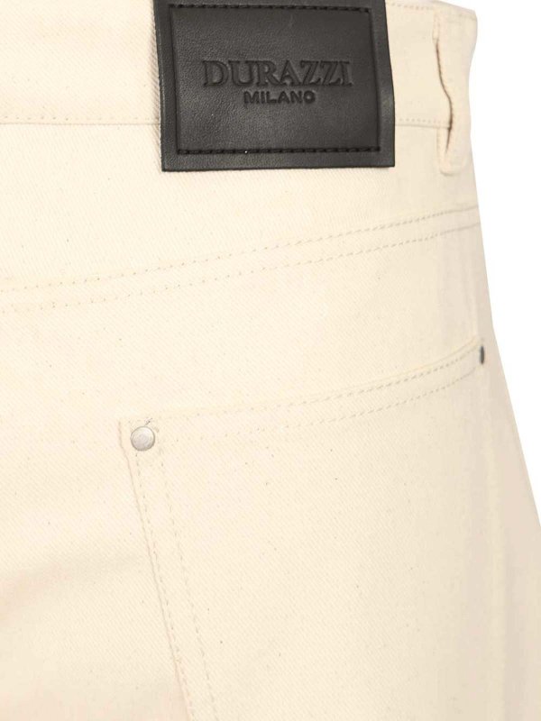 ストレートジーンズ - ベージュ shop online: DURAZZI MILANO