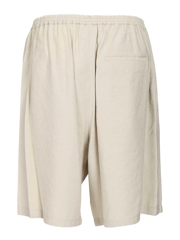 EMPORIO ARMANI: トラウザーショーツ online - ショートパンツ - ベージュ